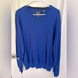 Chaps V-Neck Cotton/Cashmere Sweater